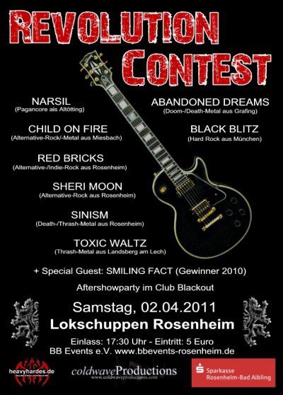 Lokschuppen Rosenheim, Narsil, Lady_metal, Revolution contest